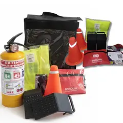 GENERICO - Kit de Carretera 2026 - Chaleco Reflectivo, Extintor 5 Lbs, Maletín Kodra, Botiquín.