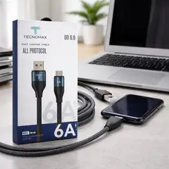 GENERICO - Cable USB a Tipo C 6A Carga Rápida 6.0 Alta Velocidad