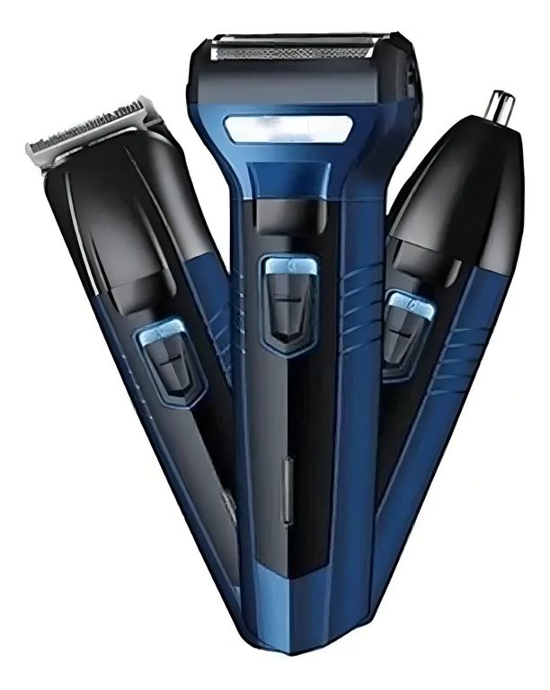 Imagen de Máquina Afeitadora Y Cortadora De Pelo Geemy Gm-6589 Color Azul