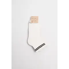 KOAJ - Paquete de medias blancas X3 cortas con finas texturas Mujer