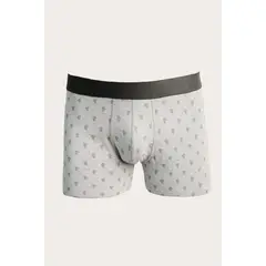 KOAJ - Bóxer brief-medio gris claro con estampados mini print Hombre