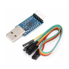 GENERICO - Módulo Usb 2.0 A Ttl Uart Cp2104 6 Pines Con Cables Dupont