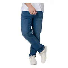 CAT - Pantalon Hombre TRIBLEND STRETCH DEN Azul