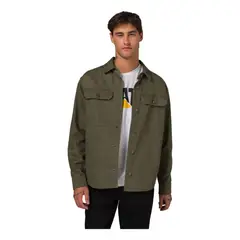 CAT - Chaqueta Hombre TWILL OVERSHIRT Verde