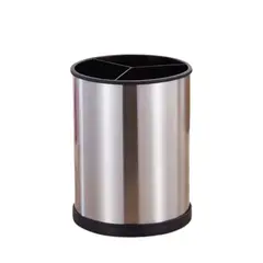 GENERICO - Organizador de Utensilios de Cocina Metálico con Drenaje