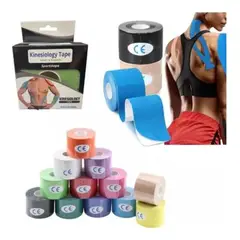 SKY - Cinta Kinesiológica Tape Neuromuscular Altletica 5cm Color Colores