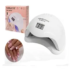 NOBELSOUND - Lámpara Secadora De Uñas 48w Dual Leduv Con Temporizador