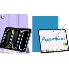 GENERICO - Forro Funda Smart Case Para ipad pro 11 2018-2022 + Lapiz + Paperlike