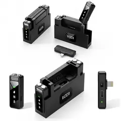 GENERICO - Micrófono Inalámbrico Solapa X2 Estuche Usb-c Lightning