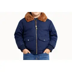 URBAN PLUS - Chaqueta bomber niño acolchada azul oscuro forro termico