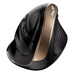 GENIUS - Mouse Inalámbrico Ergo 8250S Silent - Ergonómico - DoradoNegro