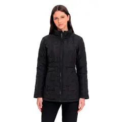TOTTO - Chaqueta Acolchada Rpet Cuello Alto Lucky Woman Negro Mujer