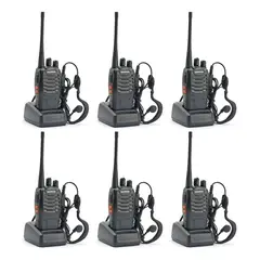 SKY - De 6 Radios Baofeng Bf-888s Walkie Talkie Inmediato