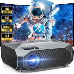 GENERICO - Proyector Video Beam 18k Lumen 1080p 4k Wiffi, Bluetooth