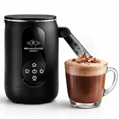 RENAHOUSE - Chocolatera Espumadora Electrica Para Leche Con Pantalla Digital 250ml