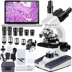 GENERICO - Microscopio Trinocular con Camara 40X-5000X