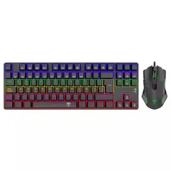 T-DAGGER - Combo Gamer Advance Force TG005 LIT Teclado Mecánico Compacto + Mouse Gamer RGB
