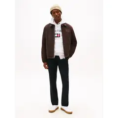 TOMMY HILFIGER - Pantalón azul marino chino Denton recto de sarga para hombre