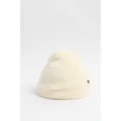 KOAJ - Gorro tejido unicolor con doblez ajustable y texturas Mujer