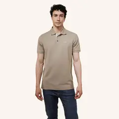 MARIO HERNANDEZ - Camiseta Polo Emblema Arena Tierra Arriba