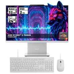 LENOVO - TODO EN UNO 24ARR9 RYZEN 5-7535HS 362GB RAM 2TB SSD 24 FHD