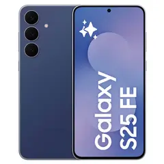 SAMSUNG - Celular Galaxy S25 Fe 128 Gb 5G Azul Reacondicionado + Panel Solar