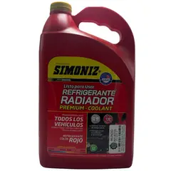 SIMONIZ - REFRIGERANTE ROJO PREMIUM COOLANT 1 GALON