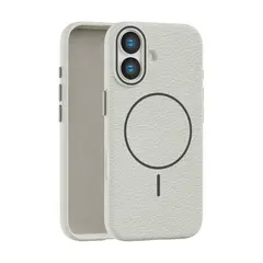 APPEND - Funda Para iPhone 16 con MagSafe Litchi Vivid Rock