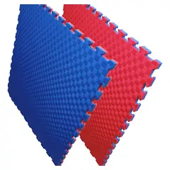 GENERICO - Piso Tatami 1 Metro X 1 Metro 2.5 cm Foami Para Artes Marciales Rojo - Azul