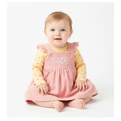 BABY KDS - Conjunto Bebe Niña - Salmon
