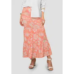 MARKETING PERSONAL - Falda Larga Mujer Estampado Mp 113842