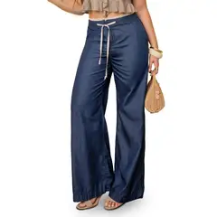 MARKETING PERSONAL - Pantalón Mujer Azul Oscuro Mp 113740