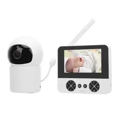 GENERICO - Monitor de Bebé Robótico con Pantalla 4.3 Pulgadas y Audio Bidireccional