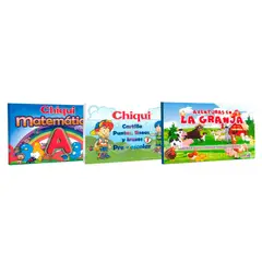BOOKS - Super Combo Aprendizaje Inicial Cartillas Chiqui Para Niños