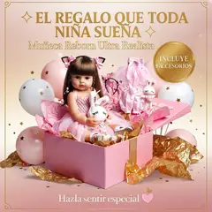 LA MUÑECA - MUÑECA REALISTA BEBE REBORN PARA NIÑAS CON ACCESORIOS