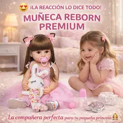 LA MUÑECA - REGALO PARA NIÑAS MUÑECA REALISTA EN SILICONA 100%