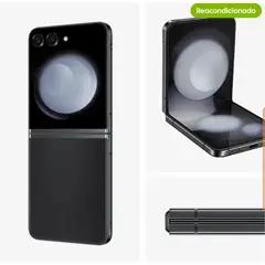 SAMSUNG - Celular Galaxy Z Flip 5 256 GB Negro Reacondicionado + Garantía extendida + Panel Solar