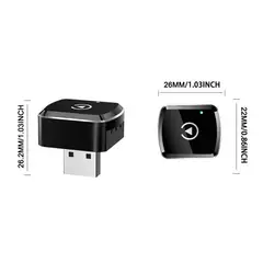GENERAL - M39 Accesorio CarPlay Android Auto 2 en 1 AI Box Conectividad Inalámbrica