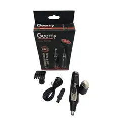 GEMEI GEEMY - Afeitadora Recargable Geemy GM-3130 2 en 1 Nariz Oídos Patillera 3W