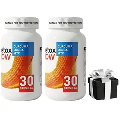 GENERICO - 2 Original Americano 30 Super Capsulas X Detox now Frasco Sin Sabor