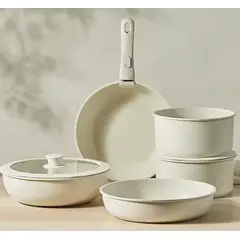 GENERICO - JUEGO DE OLLAS Y SARTENES 9 PIEZAS