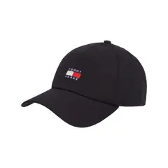 TOMMY HILFIGER - Gorra negra de béisbol Heritage con logo
