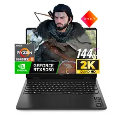 HP - Computador Portatil Gamer Omen Amd Ryzen 9 8940hx 32/1tb Rtx 5060 8gb 16" 144hz 2K Win 11 H