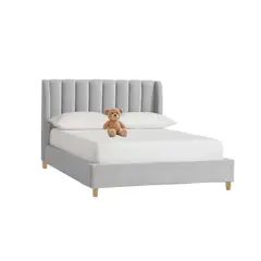 EKONOMODO COLOMBIA - Base Cama Con Espaldar + Colchon Sencillo Infantil Bony 100X190X115 Gris