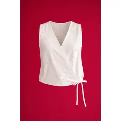 ALGODON Y COCO - Chaleco cosecha marfil