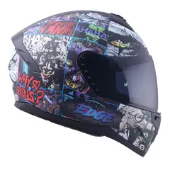EDGE HELMETS - Casco DC Integral Zoom Pro Joker Cert. DOT