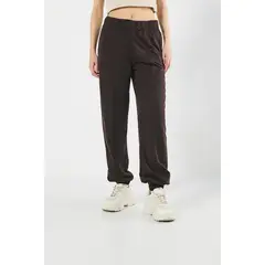 KOAJ - Pantalón jogger unicolor con bolsillos y costura decora Mujer