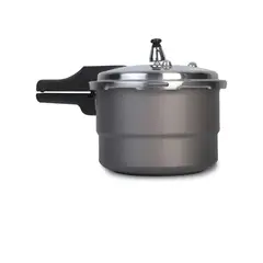 HOME ELEMENTS - Olla A Presión 5.6 L Aluminio Anodizado Negra