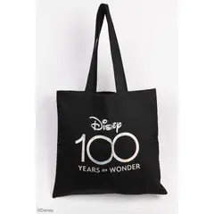 KOAJ - Bolsa negra de tela con estampado brillante de Disney Mujer