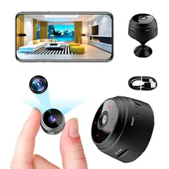 GENERICO - Mini Cámara De Seguridad, Mini Cámara A9, 1080p Hd Wifi